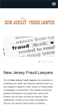 Mobile Screenshot of newjerseyfraudlawyer.com