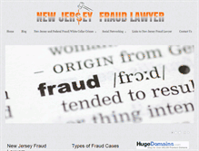 Tablet Screenshot of newjerseyfraudlawyer.com